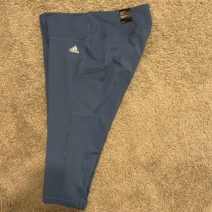 Adidas women’s Altered Blue 3/4 T PS tights - 1X